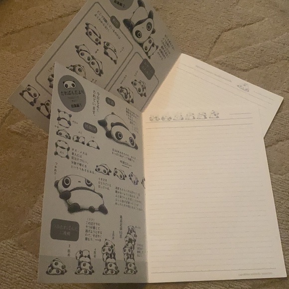 NEW SANRIO Tare Panda notebook x2 - Picture 3 of 4